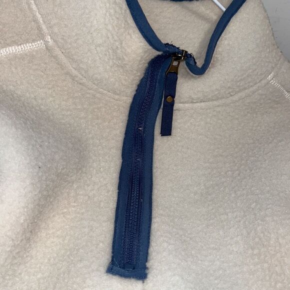 Nwt Avalanche shearling 1/4 zip pullover jacket w/ pockets - Picture 7 of 8